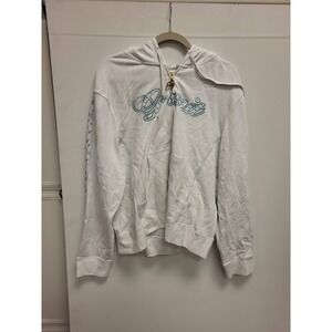 G-Unit White Hoodie Full Zip 3X Menswear Graphic Logo Sleeve Detail Sweatshirt‎